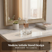 Crystal Ball Base Multiple Sizes Crystal Ball Holder Versatile Square Display Base for Collectors, Art Enthusiasts, Showroom, Office, Retail Store