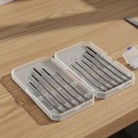 11 Pieces Precision Screwdriver Set Steel Bits Watch Repair Tool Set Portable Case Electronics Repair Screwdriver Kit for DIY Enthusiasts