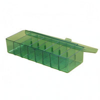 7 Divider Boards Acrylic Card Storage Box Removable Dividers Clear-Lid Card Box