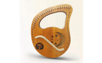 Lyre Instrument Metal Strings Lyre Wooden Harp for Beginners, Artists, Music Practice