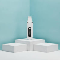 Handheld Sonic Skin Scrubber Rechargeable Skin Scrubber with Metal Spatula Portable Pore Cleaner Gentle for Home