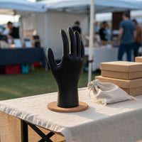 PVC Hand Model Sturdy Mannequin Hand Jewelry Display Holder Stand Support Lightweight for Men