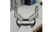 Metal Headlight Grille Guard Rigid Headlight Guard with Mounting Bracket Safeguarding Rugged for Motorcyclists