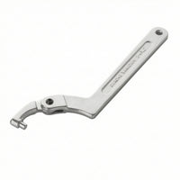 Adjustable Hook Wrench Professional Adjustable Hook Spanner Practical Tool for Mechanics, Home Improvers, Automotive Repair, Plumbing