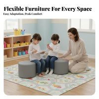 Complimentary Combination Multi-Piece Configurable Seating Colorful Upholstery Curved Block Seating Unit Creative Shape configurable Bench Modern aesthetic for Office Managers, Business Owners, School, Reception Area, Waiting Room, Small Spaces