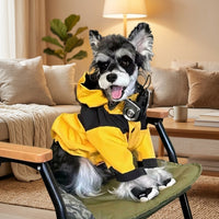 Warm Dog Jacket and Cat Jacket with Zipper, Polyester Outdoor Dog Coat and Cat Coat, Full Underbelly Coverage Casual 142