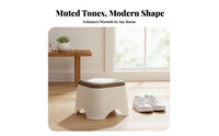 Space-Saving Slimline Stool Long-Lasting Household Furniture Multi-Use Small Seat Compact for Children, Homeowners, Apartment Dwellers, Living Room, Entryway, Bedroom, Bathroom