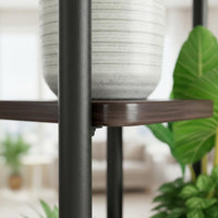 Space-Saving Multi-Tier Plant Stand Sturdy & Long-Lasting Multi-Tier Plant Shelf Wear-Resistant Tall Floor Flower Stand Elegant Minimalist Design for Outdoor