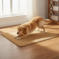 Pet Playpen Mat Anti-Scratch Sisal-like Carpet for Dogs and Cats, All Seasons