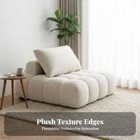 Modern Minimalist Design plump Accent Chair distinctive plump Shape Upholstered Armchair Space-Saving Single Sofa Soft Upholstery for Homeowners, Individuals, Living Room, Balcony, Apartment, perusing corner