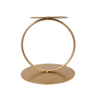 Open-Frame Cake Stand with Loop Support Flat Metal Cake Stand Sturdy Dessert Display Riser Long-Lasting for Parties