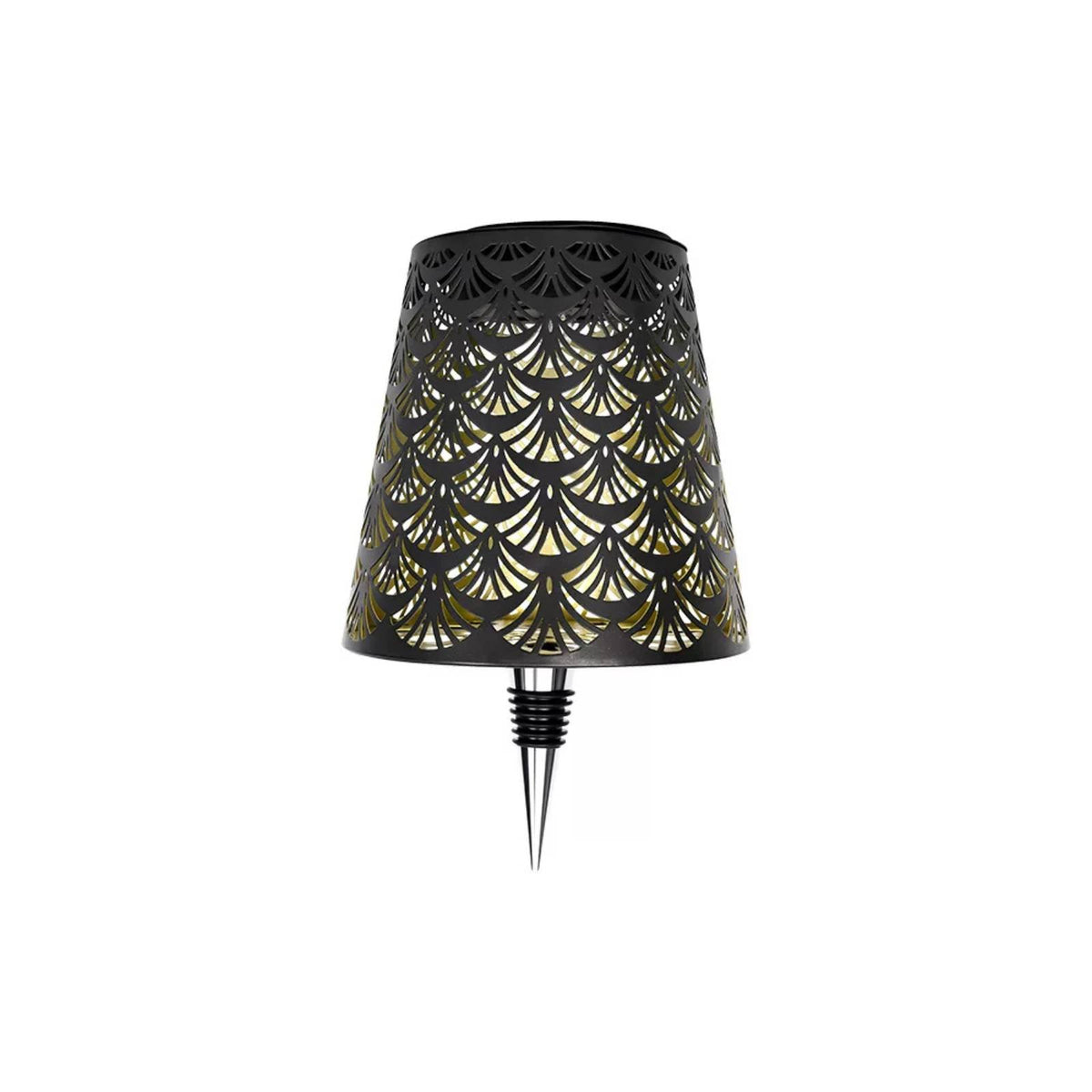 Hollow Pattern Solar Bottle Lamp Energy Saving Outdoor Lighting Portable for Camping