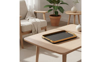 Leather Tray Contemporary Tray with Handles Decorative for Washroom
