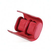 Watch Roll Leather-Like Watch Roll Case Secure for Commuters, Business Trips
