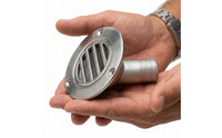 Saltwater-Resistant Marine Drain Fitting with Flange Angled Boat Drain Fitting Slim Hardware Easy to Clean for Yachts