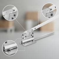 Hand-Operated Keel Cutter Lever-Assisted Drywall Profile Cutter All-Metal Manual Cutting Tool with Base Plate Heavy-Duty for Carpenters, Ceiling Framing