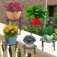 Plant Stand for Plant Stands Indoor Use, Pack of 5 Metal Tier Holders in a Creative Style, Small Plant Pot Stand Indoor, Pot Holder Set for Patio