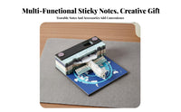 Creative Gift Paper Sculpture Notepad Original Design 3D Memo Pad Multi-Functional for Students, Remove Ice Workers, Study Room, School
