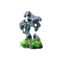 Rockery Aquarium Ornament Durable Resin Cave Design for Betta Tanks
