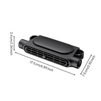 Fan Compact Backseat Fan Corded for Ride-Hailing Drivers, Families