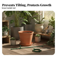Prevents Falling over prop loop Pole props Weak Stems Climbing Plant Frame Indoor & Outdoor Use Gardening Accessory Adjustable for Gardeners, Beginners, Homeowners, Potted Plants, blossom Pots, Balcony, Garden