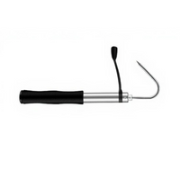 Stainless steel retractable fish hook gaff for boat fishing