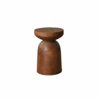 Solid Wood Tree log Stool Rustic Design Tree log Seat adaptable Side Table Multifunctional for Guesthouse Owners, Interior Decorators, Gift Givers, Living Room, Entryway, Bedroom, Balcony