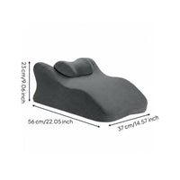 Non-Slip Bottom Prone Sleeping Pillow Removable Washable Cover Stomach Sleeping Pillow Skin-Friendly Ergonomic Phone Viewing Cushion Breathable Textile for Massage