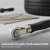 Removes Trapped Air Tire Repair Roller Long-Lasting Tire Repair Press Wheel Easy Grip Handle for Mechanics, DIYers, Garage