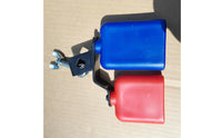 High and Low Tones Double Cowbell Band Accompaniment Two-Tone Tone Cowbell Shockproof Resistant Classroom Percussion Percussion Bell Crisp Sound for Students, Kids, Beginners, Stage Performance