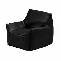 1/12 Scale Single Sofa Diorama Accessory Miniature Leather Chair Dollhouse Furniture for Collectors