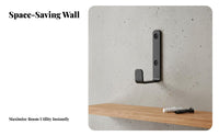 Board Wall Mount Space Saving Board Wall Hanger Surfboard Storage Bracket Versatile Usage Metal Semi-Circular D Hook for Home