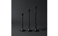 3 Pieces Candlestick Holders with Round Base Tapered Candle Holder with Round Base Modern Taper Candle Holder for Tabletop