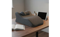 Non-Slip Bottom Prone Sleeping Pillow Removable Washable Cover Stomach Sleeping Pillow Skin-Friendly Ergonomic Phone Viewing Cushion Breathable Textile for Massage