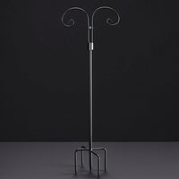 Shepherd's Hook Rust-Resistant Shepherds Hook Shepherd's Pole Sturdy Hanging Pole Black for Gardeners, Yard, Lawn