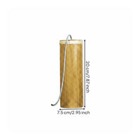 Thundered Tube  Bamboo Can Shaped Spring Drum Shaker  Easy to Agitate Percussion Instrument for Meditation