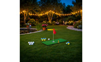 Floating Golf Training Kit with Mat Compact Golf Accessory Package with Balls Portable Practice Balls Easy to Clean for Poolside