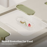 Moisture-Proof Airtight Rice Container Safe Rice Storage Container Wide Mouth Design for Kitchen