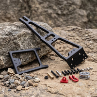 Assist Trailer   Mount Adjustable   Mount with Tow Hook Heavy-Duty Crawler Bracket for Scale Trail Rigs