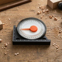 Accurate Angle Gauge with Bubble Level Compact Angle Locator with Base Portable Slope Measuring Tool Lightweight for Woodworkers