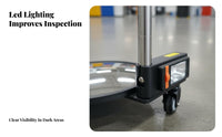 Under Vehicle Inspection Mirror Wide Angle Extendable Undercar Mirror Portable Lightweight for Mechanics