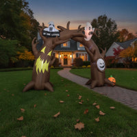 Spooky Inflatable Archway Inflate Inflatable Arch Outdoor Decoration Giant for Halloween Party, Yard, Lawn