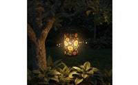 Floral Cutout Lantern Outdoor Floral Lantern Hollow for Patio