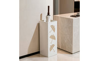 Metal Rain Gear Holder Stand Decorative Square Umbrella Stand Indoor for Entryway
