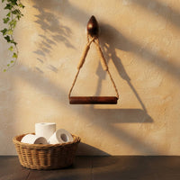Rope Toilet Paper Holder Handmade Rustic Toilet Roll Hanger for Restroom