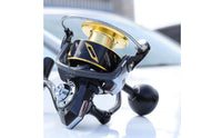 Long Casting Metal Fishing Reel High Gear Ratio Reel Steady Drag Angling Equipment Lightweight for Lure Fishermen, Anglers