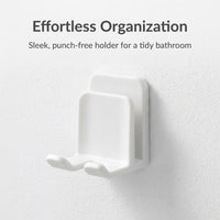 Wall Mount Toothbrush Holder , Dustproof Toothbrush Holder for , No Drill Storage Rack Organizer, Toothbrush Wall Holders Holder for Family