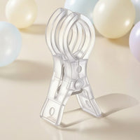 Transparent Balloon Arch Clip with Sticks Clear Balloon Arch Kit Quick Setup Clip with Spring Flexible for Party Planners, DIY Decorators, Photo Backdrops, Birthday Parties