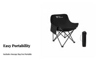 Foldable Moon Chair lightweight foldable Outdoor Chair Lightweight Folding Seat Comes with Carry Bag for outdoor mealkers, supportpackers, Camping, Fishing, outdoor meal, Hiking