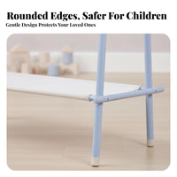 Freestanding Triangular Frame Clothes Rack with Shelf Multifunctional Garment Stand Multi-Functional Clothing Organizer Space-Saving for Children, Pet Owners, Playroom, Nursery, Entryway, Living Room